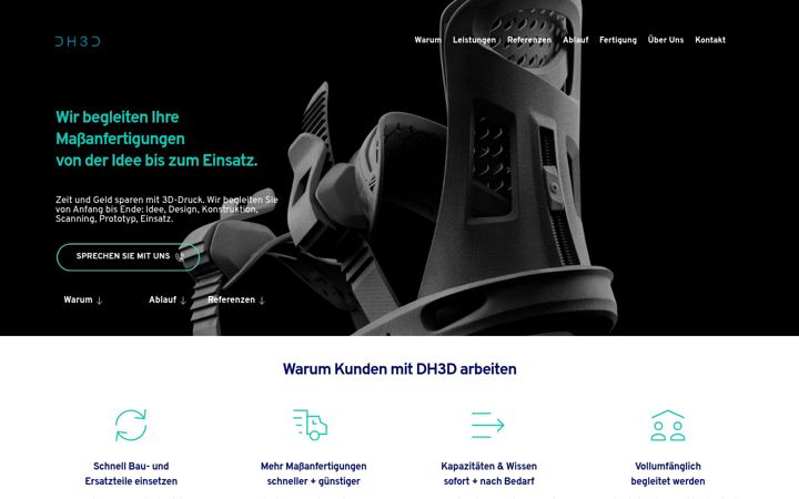 Screenshot of dh3d.de