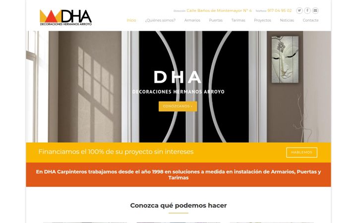 dhacarpinteros.com