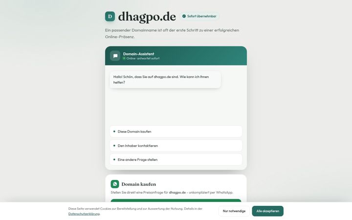 Screenshot of dhagpo.de
