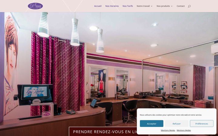 Screenshot van dhaircoiffure.fr