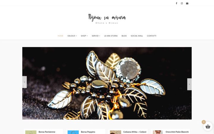 Screenshot of dhanal-bijoux.it