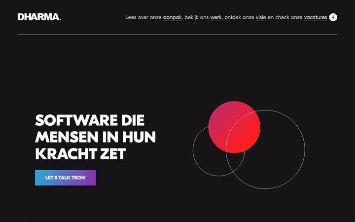 Képernyőkép: dharma.nl