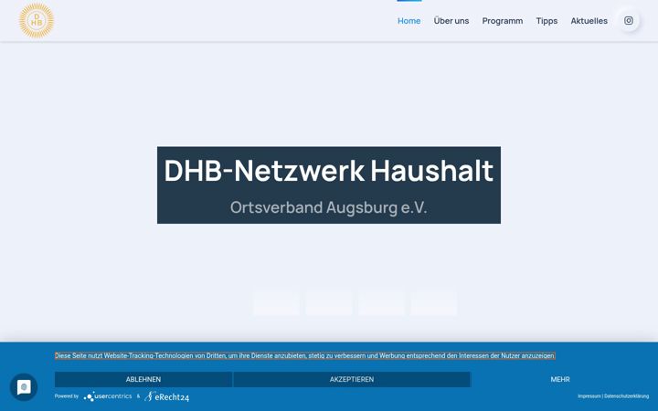 Screenshot of dhb-augsburg.org