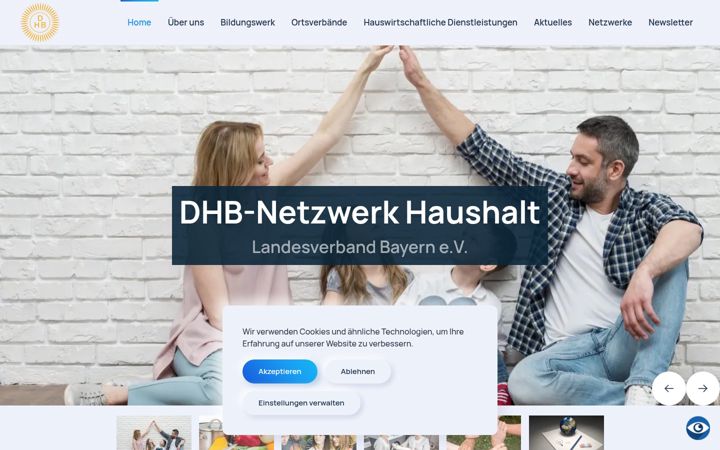 Skærmbillede af dhb-bayern.de