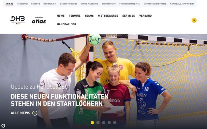 Zrzut ekranu dhb.de