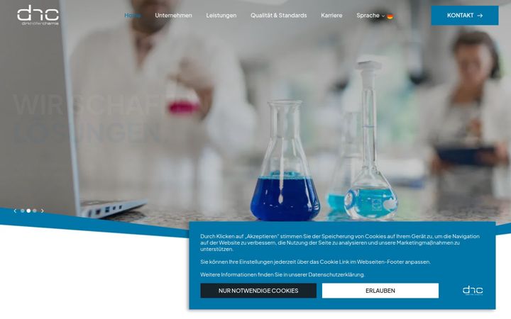 Screenshot of dhc-kl.de