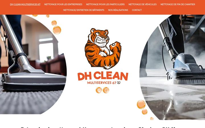 Screenshot of dhclean67.fr