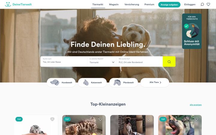 Screenshot of dhd.de