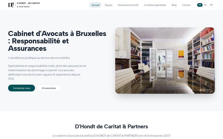 Screenshot of dhdc.be
