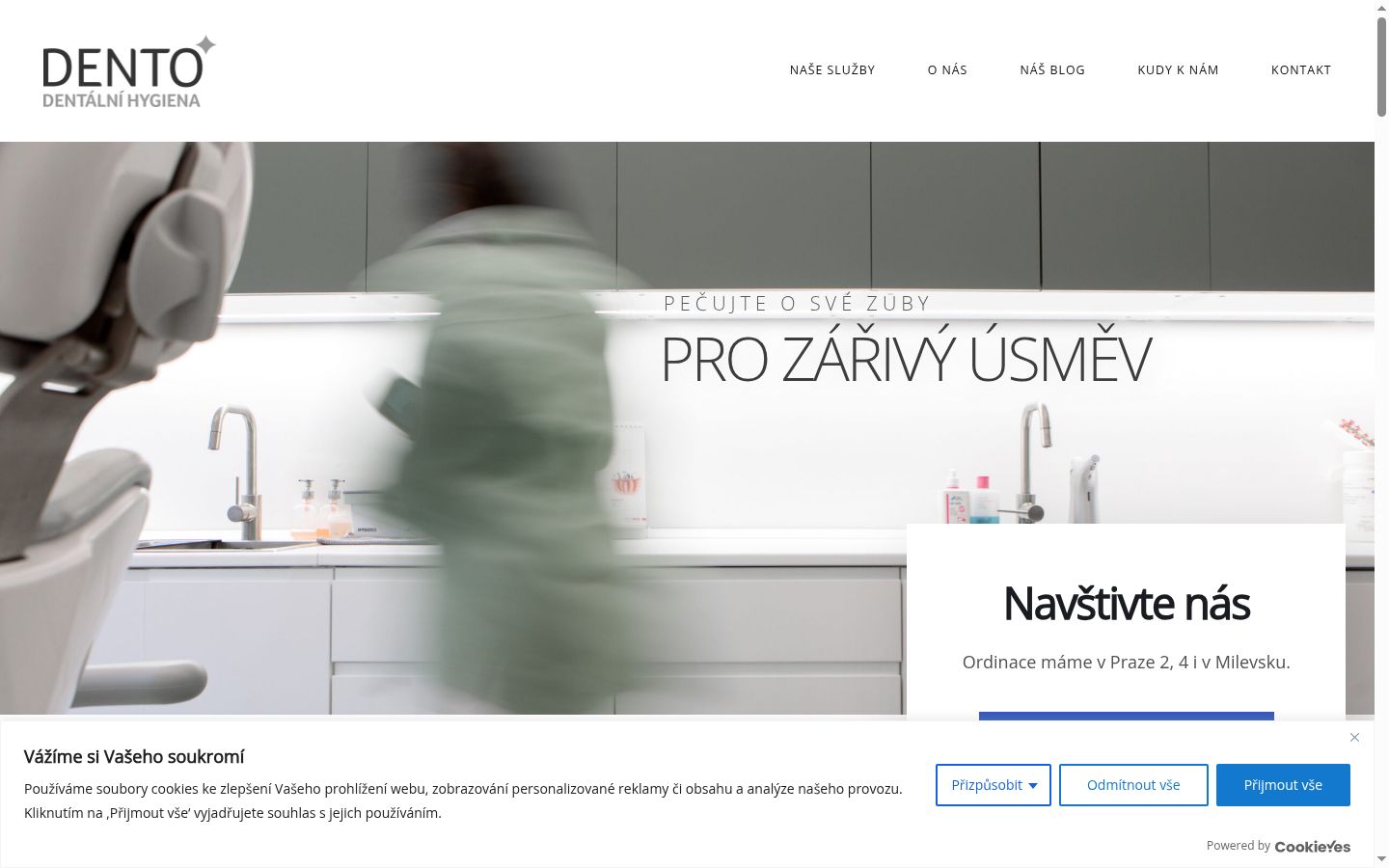 Screenshot tal-banner tal-kunsens muri qabel kwalunkwe interazzjoni