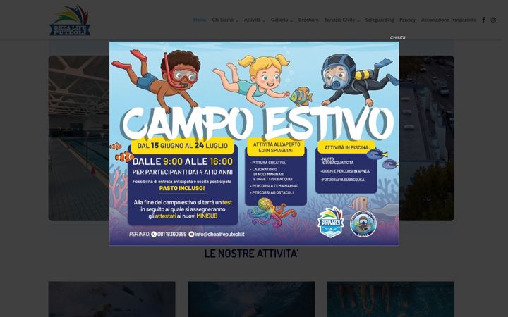 Screenshot of dhealifeputeoli.it