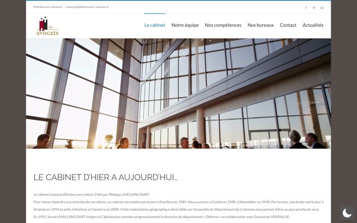 Екранна снимка на dhellencourt-avocats.fr