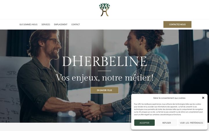 Screenshot of dherbeline.fr