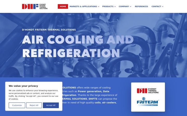 Screenshot of dhf-ts.com