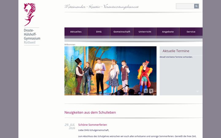 Screenshot of dhg-in-rw.de