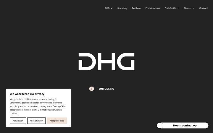 Screenshot of dhg.nl