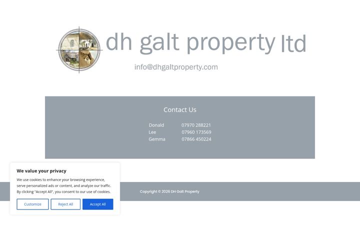 Screenshot of dhgaltproperty.com