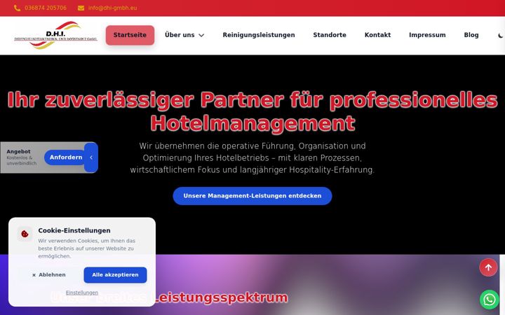 Screenshot of dhi-gmbh.eu