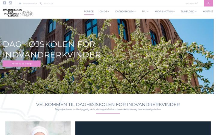 Screenshot of dhi86.dk