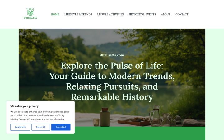 Screenshot of dhilisatta.com