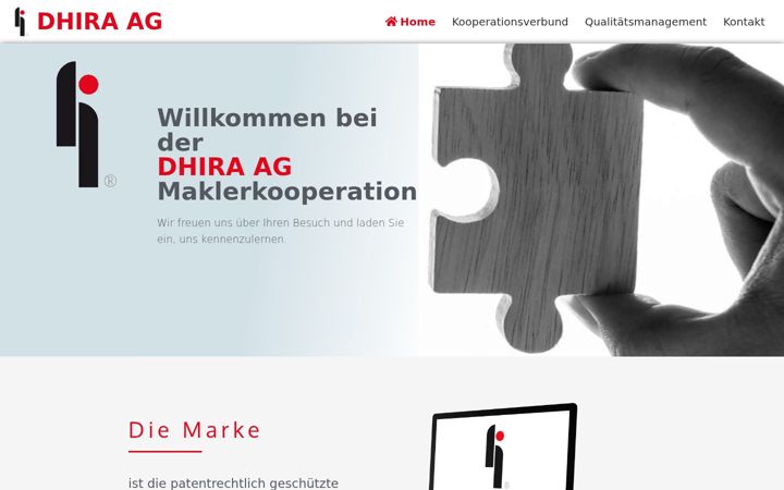 Screenshot of dhira.de