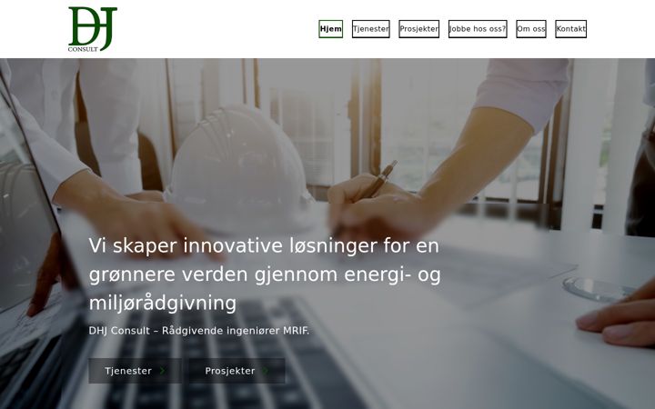 Ekrano kopija dhjoergensen.no