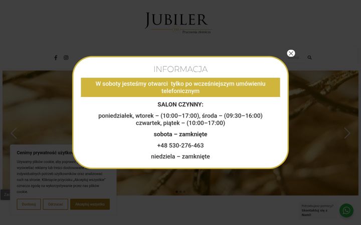 Snímek obrazovky dhjubiler.pl