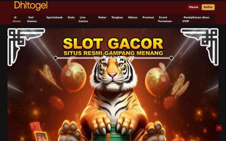 Screenshot of dhltogel.com