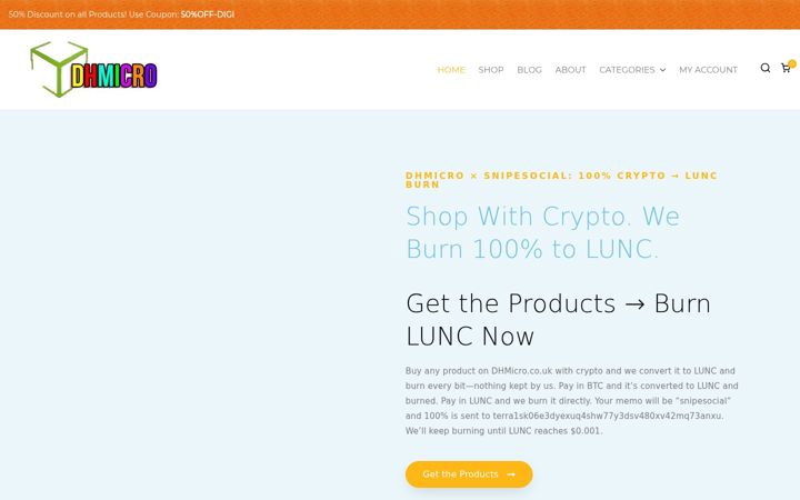 Screenshot of dhmicro.co.uk