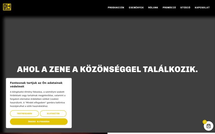 Screenshot of dhmusic.hu