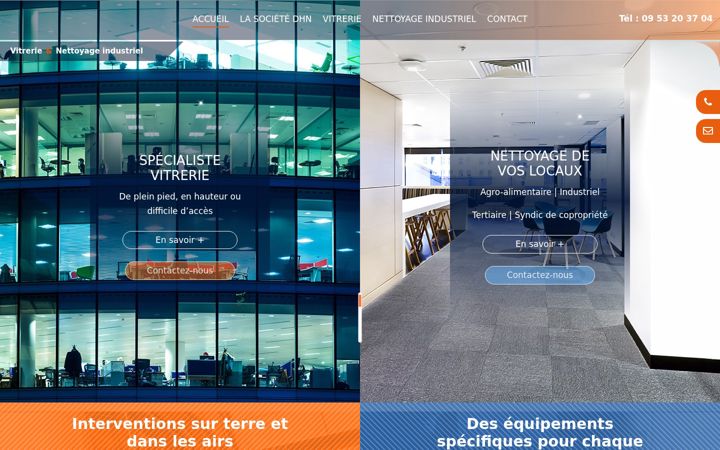 Екранна снимка на dhn-nettoyage.fr