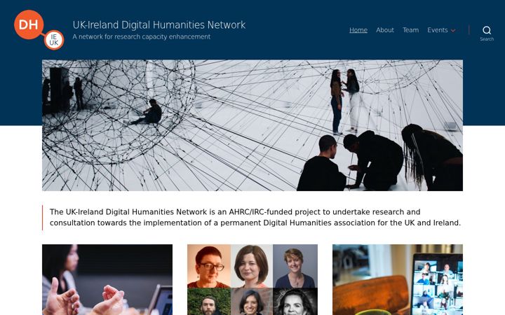 Screenshot of dhnetwork.org