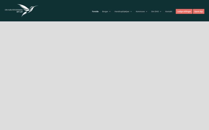 Screenshot of dho.dk