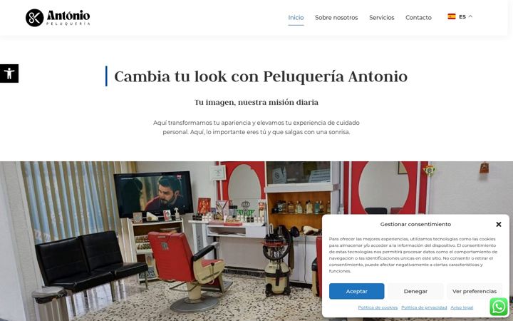 Screenshot of dhomesantonio.com