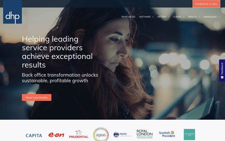 Screenshot of dhp.co.uk