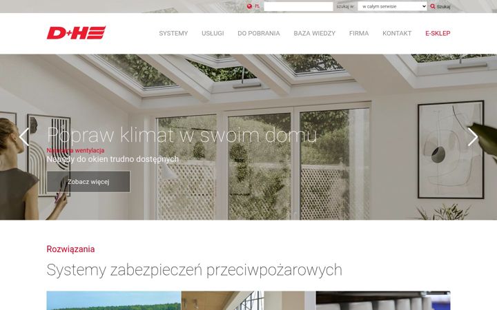 Snímek obrazovky dhpolska.pl
