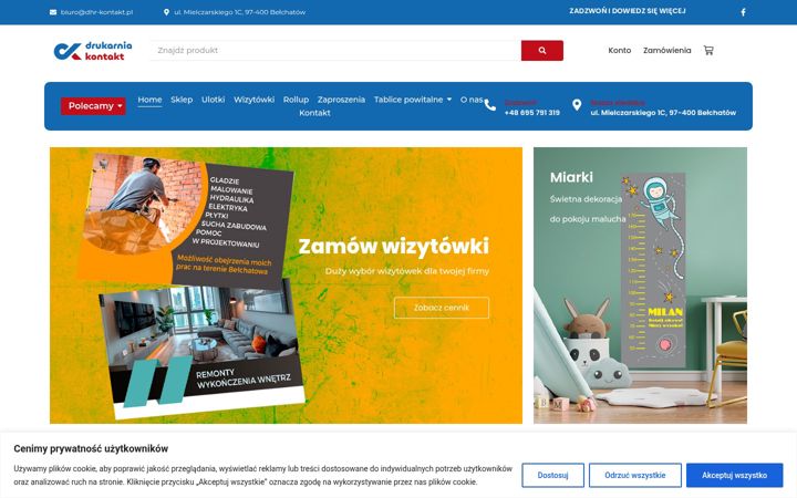 Snímek obrazovky dhr-kontakt.pl