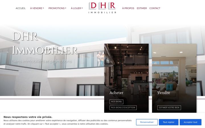 Screenshot of dhr.ch