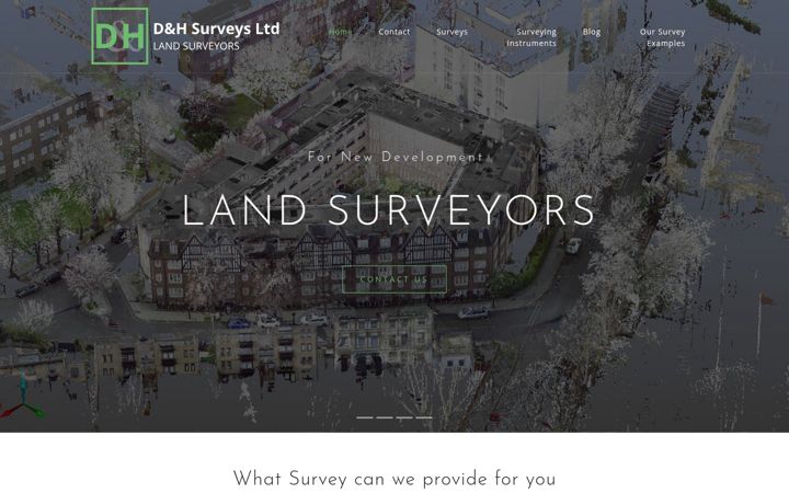 Screenshot of dhsurveys.co.uk