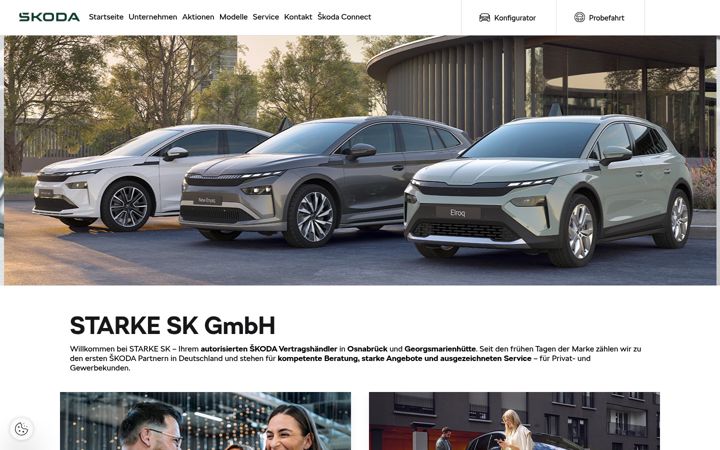 Skærmbillede af dht-automobile.skoda-auto.de