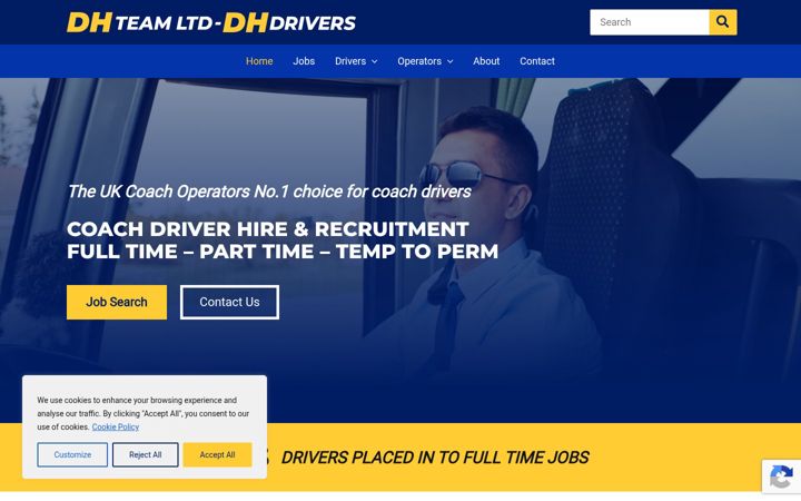 Екранна снимка на dhteam.uk