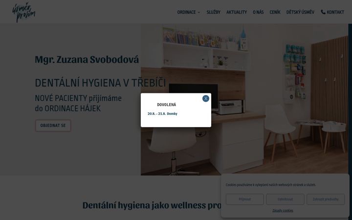 Skärmbild av dhusmevprosim.cz