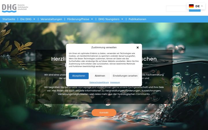 Skærmbillede af dhydrog.de