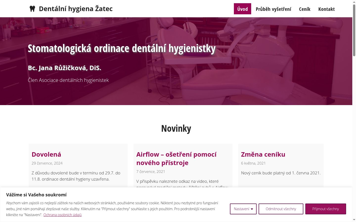 Screenshot van de toestemmingsbanner zoals getoond vóór enige interactie