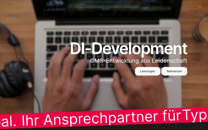 Skærmbillede af di-development.de