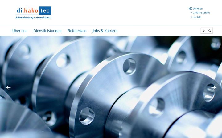 Screenshot of di-hako-tec.de