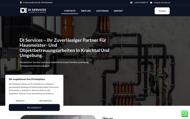 Screenshot von di-services.de