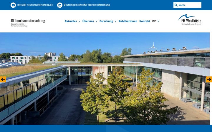 Screenshot of di-tourismusforschung.de