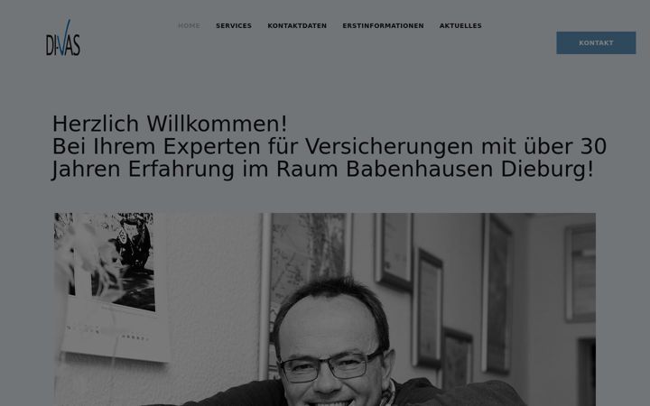 Screenshot von di-vas.de
