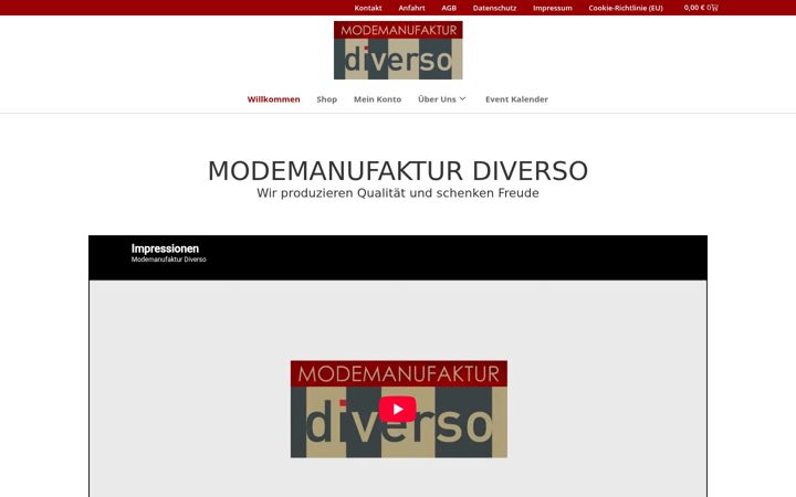 Screenshot von di-verso.de